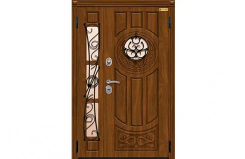Входная эксклюзивная дверь в дом "Трио" - Фабрика дверей «Фараон»