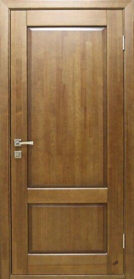 Дверь глухая массив сосны Сити ДГ дуб 600x2000 мм - Фабрика дверей «Двери Вид»