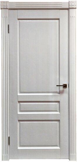 Дверь глухая массив сосны Трио ДГ дуб 600x2000 мм - Фабрика дверей «Двери Вид»