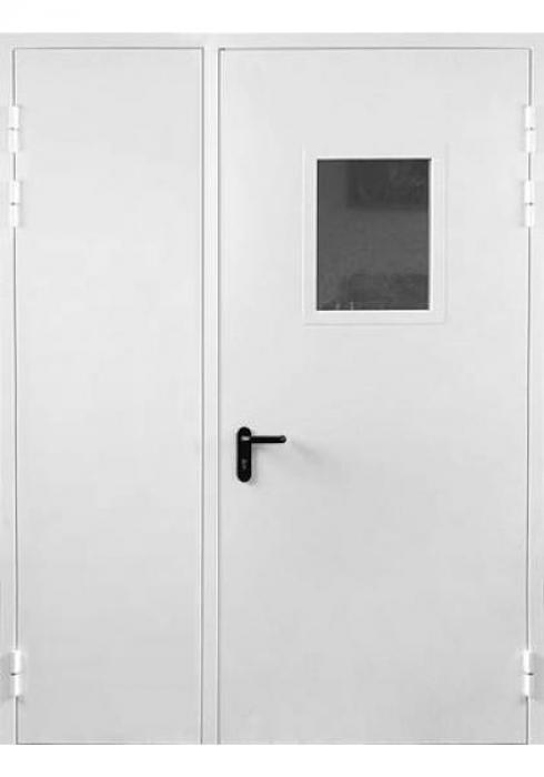 Дверь металлическая противопожарная двупольная - Фабрика дверей «Дельта-сталь»