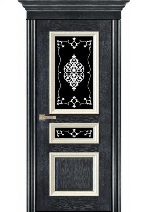 Дверь межкомнатная Франческа черное серебро - Фабрика дверей «Маркеев»