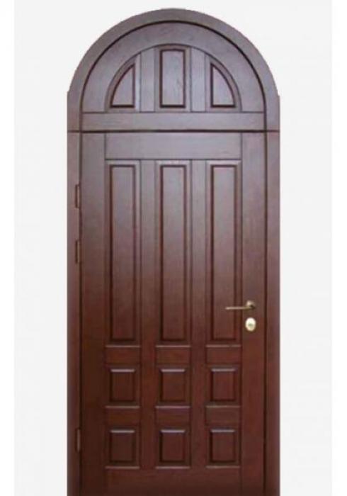 Дверь входная арочная с глухой фрамугой - Фабрика дверей «First Doors»