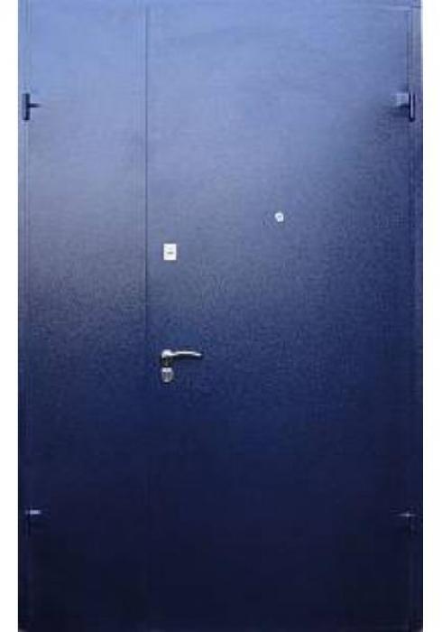Дверь входная двустворчатая металлическая ДМД  4 - наружная сторона - Фабрика дверей «Дельта-сталь»