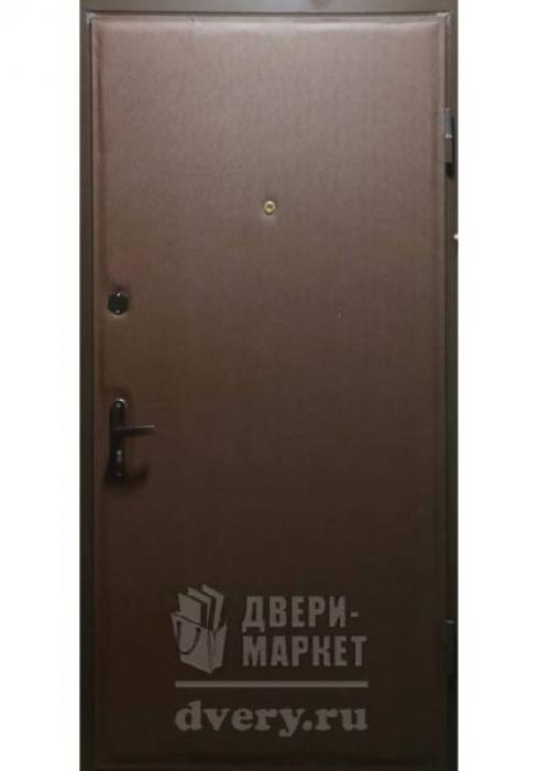 Дверь входная металлическая Кожзаменитель 22 - наружная сторона  - Фабрика дверей «Двери-Маркет»