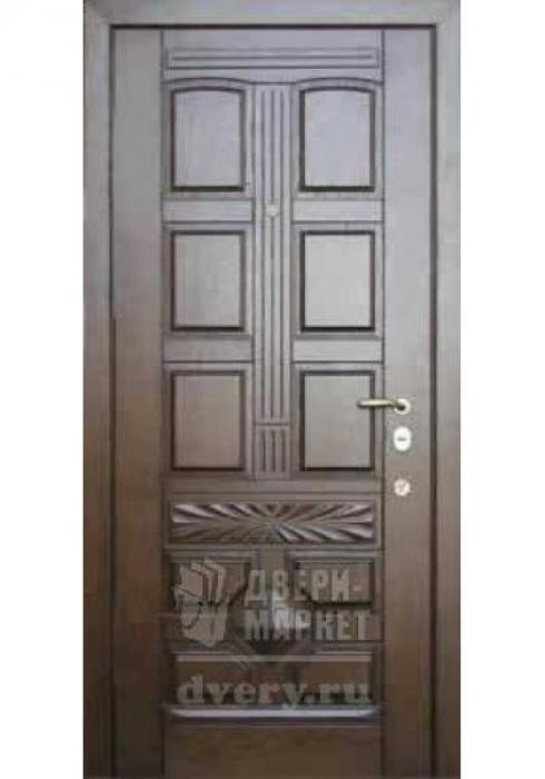Двери-Маркет, Дверь входная металлическая массив дуба 02 - внутренняя сторона