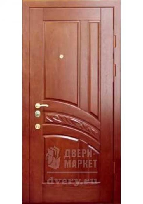 Двери-Маркет, Дверь входная металлическая массив дуба 07 - наружная сторона