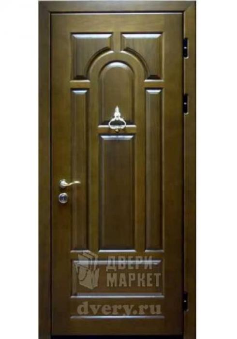 Двери-Маркет, Дверь входная металлическая массив дуба 12 - наружная сторона