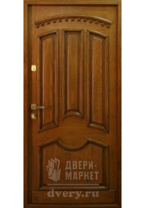 Двери-Маркет, Дверь входная металлическая массив дуба 34 - внутренняя сторона