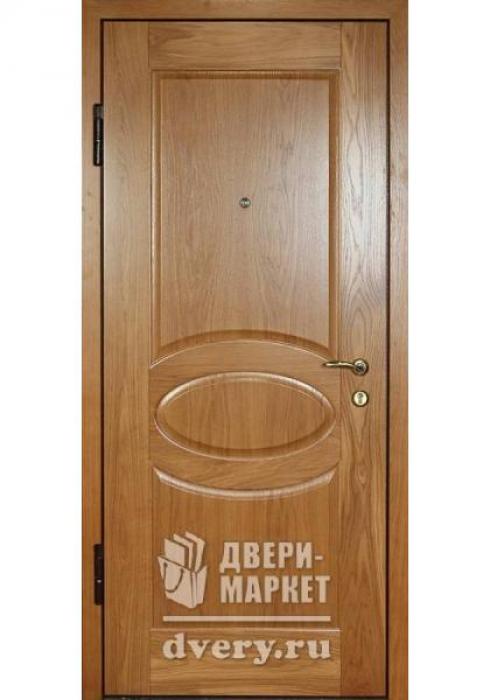 Двери-Маркет, Дверь входная металлическая массив дуба 36 - наружная сторона
