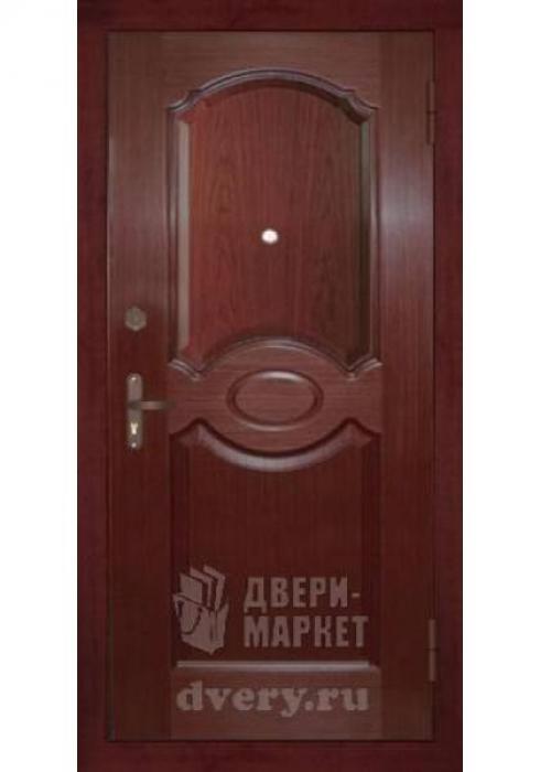 Двери-Маркет, Дверь входная металлическая массив красного дерева 06 - наружная сторона