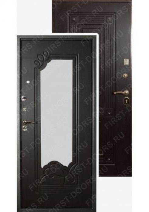 First Doors, Дверь входная металлическая мдф с зеркалом