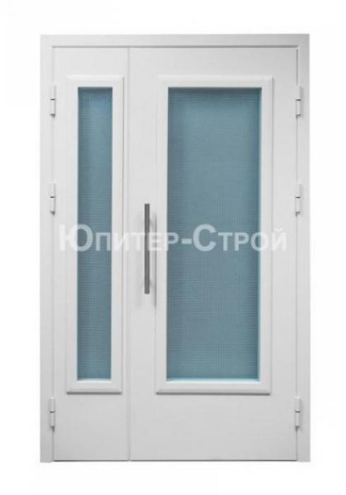 Дверь входная металлическая остекленная - Фабрика дверей «Юпитер-Строй»