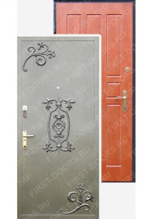Дверь входная металлическая с кованным орнаментом - Фабрика дверей «First Doors»