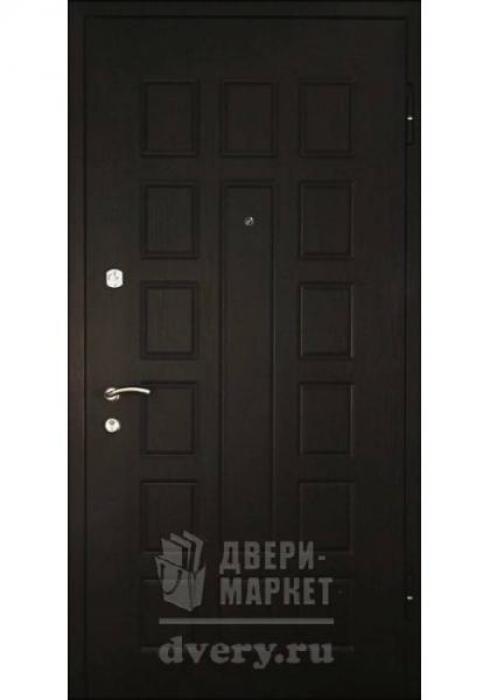 Дверь входная металлическая шпон 03 - наружная сторона - Фабрика дверей «Двери-Маркет»