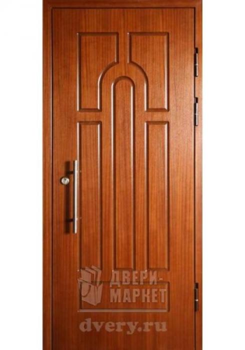 Дверь входная металлическая шпон 14 - Фабрика дверей «Двери-Маркет»