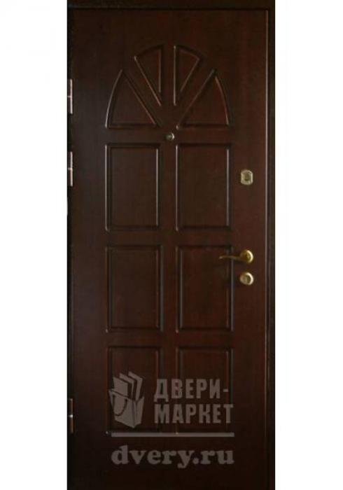 Дверь входная металлическая шпон 21 - наружная сторона - Фабрика дверей «Двери-Маркет»