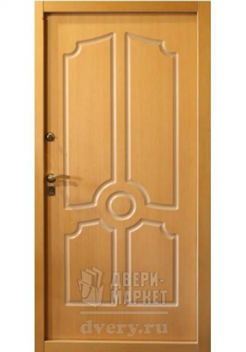 Дверь входная металлическая шпон 29 - внутренняя сторона - Фабрика дверей «Двери-Маркет»