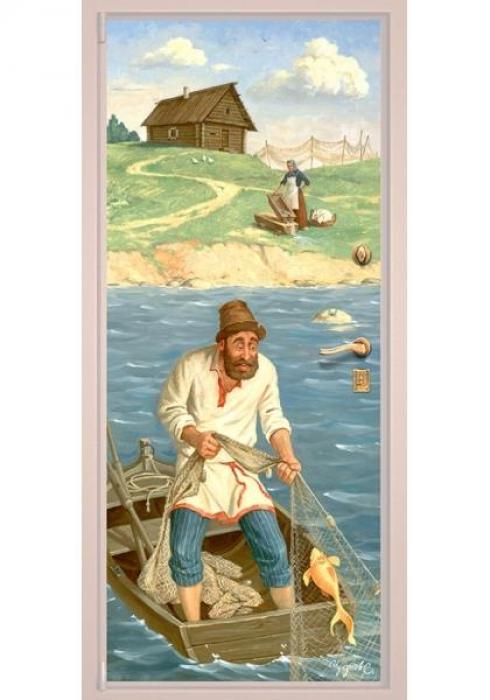 Дверь входная Сказка о рыбаке и рыбке Зверь - Фабрика дверей «Зверь»