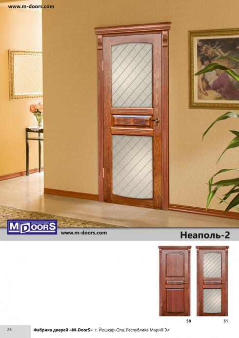 Двери из массива сосны брашированные - Фабрика дверей «M-Doors»