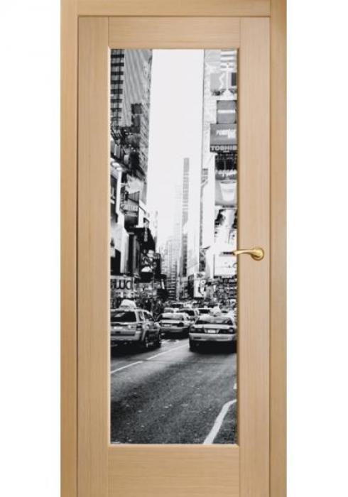 Межкомнатные двери фотопечать Техно 8 Times Square - Фабрика дверей «Оникс»