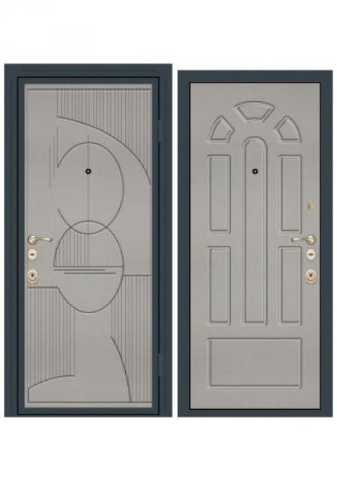Входная дверь Д1 ПВХ серый - 122 ПВХ серый, Входная дверь Д1 ПВХ серый - 122 ПВХ серый