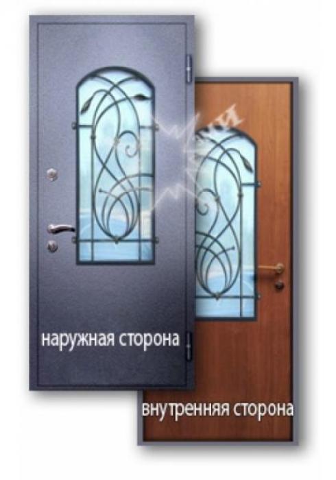 Входная дверь ламинат со стеклопакетом 9 - Фабрика дверей «Завод Металлических Изделий»
