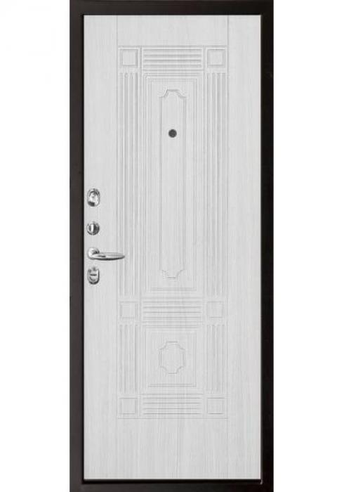 Двери Про, Входная металлическая дверь с фрезерованной МДФ