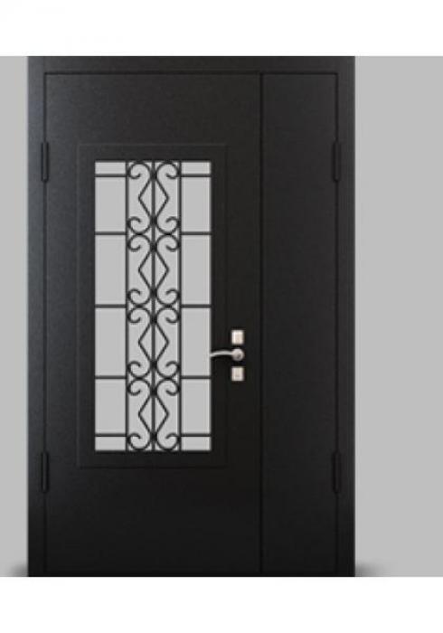 Входная металлическая двустворчатая дверь серии А2 - Фабрика дверей «Vota»
